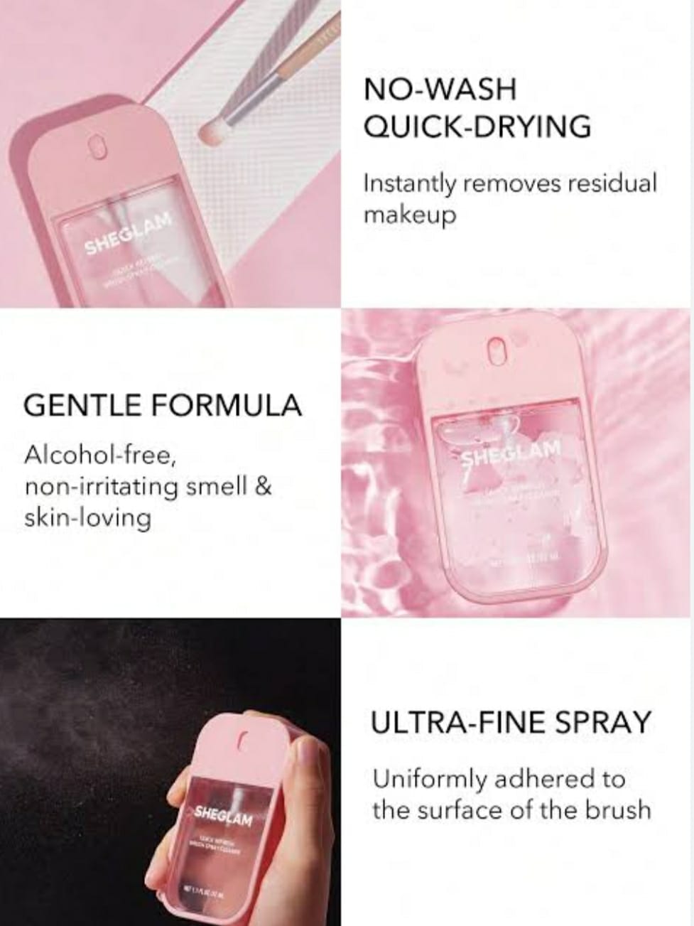 Sheglam Quick Refresher Brush Cleaner